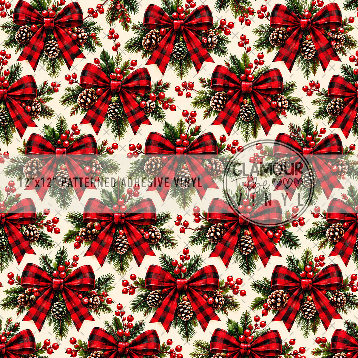 Ribbon Revelry patterned adhesive craft vinyl