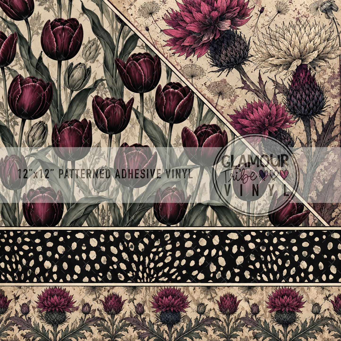 FANCY PELICAN VELVET TULIPS